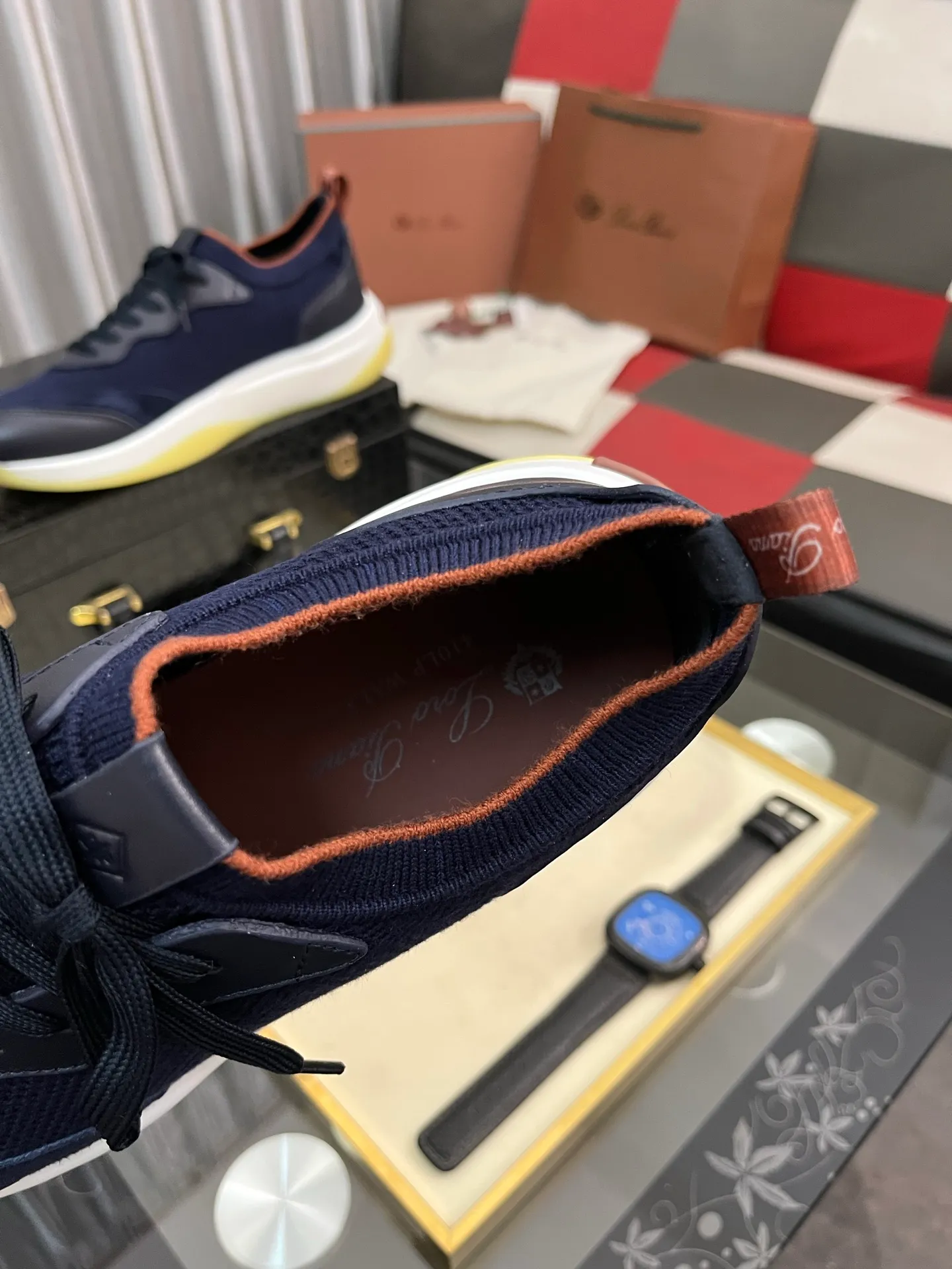 Men's men's shoes💰620⌚️⌚️Loro Piana - Loro Piana LP classic casual shoes, men's lace-up casual shoes and sneakers, high-quality lightweight and comfortable fabrics, suitable for outdoor leisure, the color is young and energetic, the upper is imported deerskin from Italy, it is great with sportswear or casual suits! Code number: 38-446️⃣Colors available